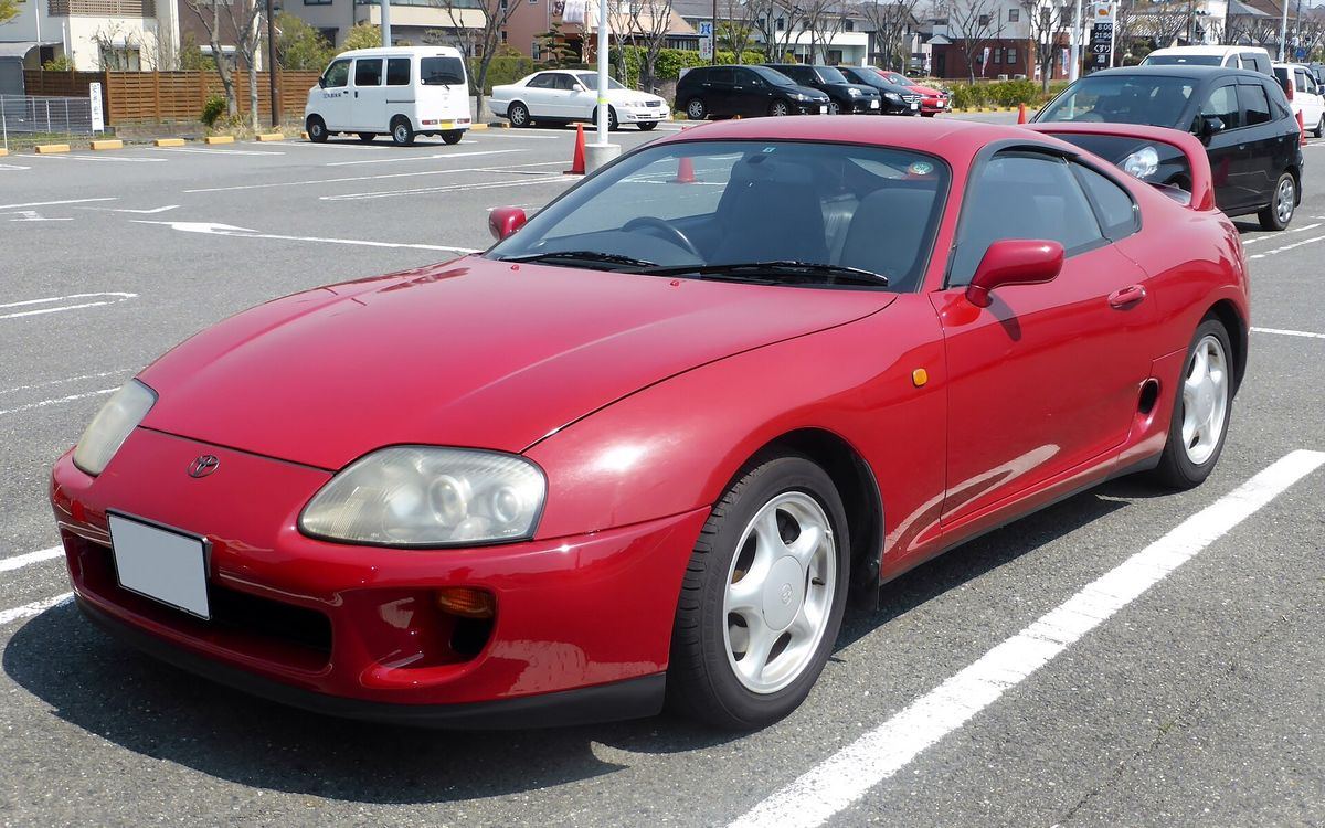 Toyota Supra A80 JDM sports car for export from Japan