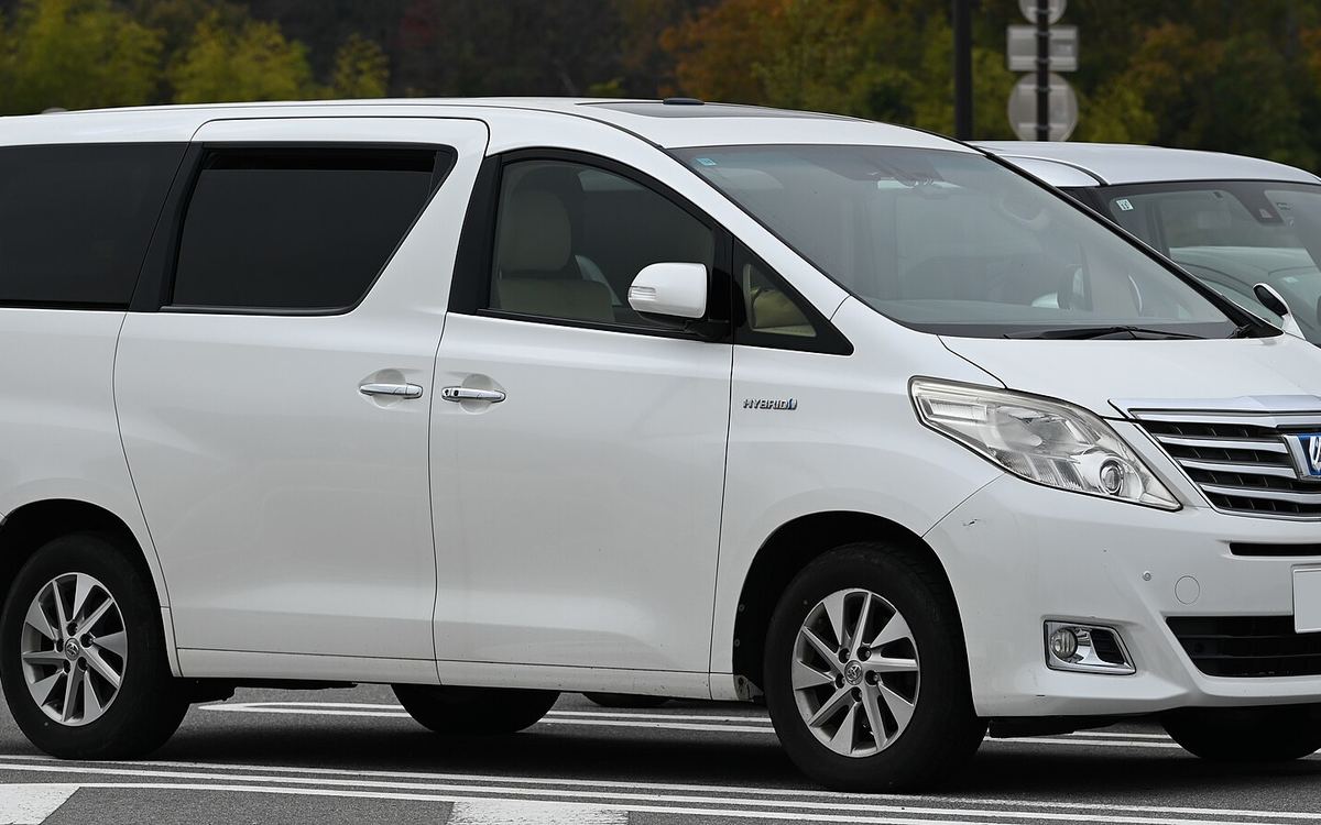 Toyota Alphard executive MPV for export from Japan